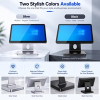 Terminal de point de vente tactile de bureau avec système Android pour magasin, restaurant et comptoir de caisse