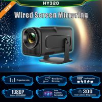 Projecteur portable extérieur de haute qualité Full HD HY320 Dual WiFi6 1920*1080P avec décodage 4K, Android 11, Allwinner H713, BT5.0