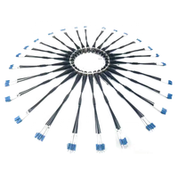 Outdoor 5G IP67 Rated Stainless Steel ODC to ODC LC Tactical Armored Fibre Optical Patch Cable with Drum for Broadcast 2/4 Cores