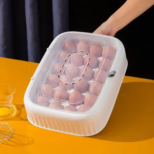 厂家供应自动滚动抽屉便携式冰箱鸡蛋收纳盒