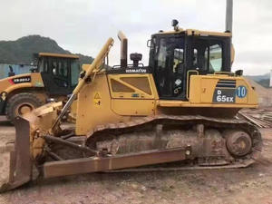 Bulldozer Komatsu D65 de segunda mano, Bulldozer usado, certificado de oruga hidráulica D65 D155, maquinaria de construcción en buen estado - Product Image 3