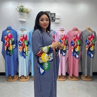 Nouvelle Collection 2025 – Robe Longue Africaine Chic Grande Taille pour Femme, Imprimé Diamant, Dentelle, Polyester Anti-Plis, Idéale Soirées et Cérémonies