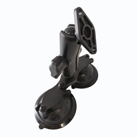 Support de moniteur de pare-brise de voiture à ventouse à verrouillage par torsion robuste avec plaque AMPS et rotation à 360 degrés pour tablette