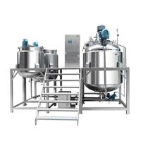 Cuve de mélange homogénéisatrice à cisaillement élevé en acier inoxydable industriel 304 pour alcool 500L 1000L 2000L avec chauffage électrique à chemise