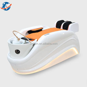 Ghế gội đầu và massage có bồn rửa, ghế gội đầu cỡ lớn cho tiệm cắt tóc, salon, spa đầu Nhật Bản, bồn rửa bằng sứ - Product Image 3