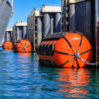Pare-battage marin cylindrique en mousse EVA polyuréthane renforcé PA6, dimensions personnalisables, haute flottabilité, ISO 9001, pour port et quai