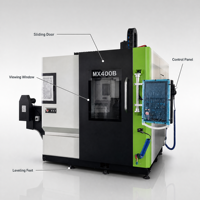 Centre d'usinage vertical CNC 5 axes MX400B – Fraiseuse métallique de précision moyenne intensité pour moteurs