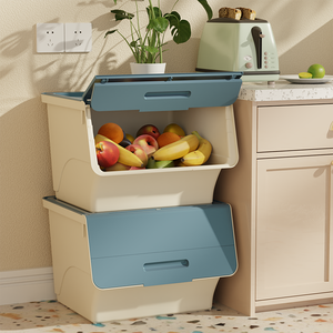 <span class=keywords><strong>Scatola</strong></span> di Stoccaggio Moderna ed Ecologica in Plastica PP con Capacità Superiore a 35L per Scarpe e Vestiti, Organizzazione Multifunzionale per la Casa - Product Image 4