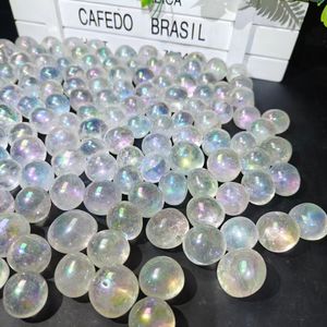 Cristal naturel de haute qualité, aura, <span class=keywords><strong>quartz</strong></span> clair, pierre roulée, sculptée à la main, cristaux de guérison pour la décoration de la maison - Product Image 3