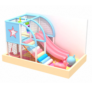 Parc de jeux intérieur en PVC et fibre de verre pour enfants, sur le thème de l'espace, avec trampoline, manège de divertissement, emballage personnalisable pour - Product Image 5