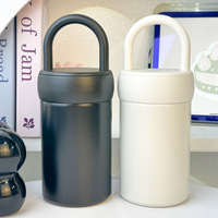 Vaso Térmico al Vacío con Diseño de Dibujos Animados para Mujer, Botella de Agua de Acero Inoxidable 316, Taza para Preparar Té, Portátil, Nuevo Estilo