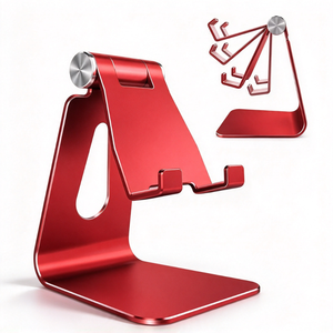 2026 <span class=keywords><strong>Support</strong></span> de Téléphone et Tablette de Bureau en Alliage d'Aluminium, Réglable, Prix Usine, Vente Chaude sur Amazon - Product Image 1