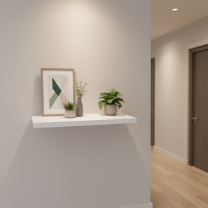 Estante Flotante de Pared Denver de 46 Pulgadas, Moderno Estante Metálico para Exhibición y Almacenamiento en la Sala de Estar - Product Image 2