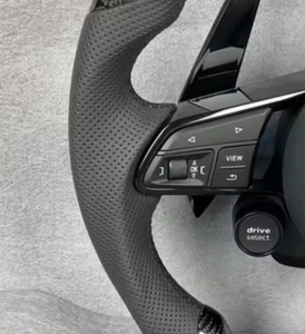 Modifikasi & Upgrade Setir LED Serat Karbon & Kulit Asli untuk <span class=keywords><strong>Audi</strong></span> A1 A3 A4L A5 A6L A7 Q2 Q3 <span class=keywords><strong>Q5</strong></span> Q7 - Product Image 2