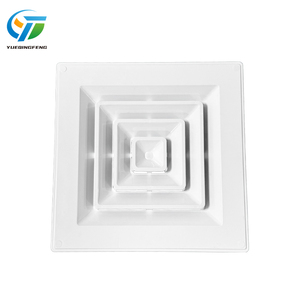 Tùy Chỉnh Vuông Nhựa Thép Không Khí Outlet Khuếch Tán Thiết Kế Hiện Đại Phong Cách Cho Văn Phòng Ngoài Trời Phòng Khách <span class=keywords><strong>Hvac</strong></span> Đăng ký Lưới - Product Image 3