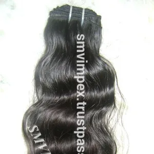 Wholesale Grade 5A Remy Natural Cheap Hair Extension 100% south indian temple Unprocessed Virgin Indian Loose Wave Hair