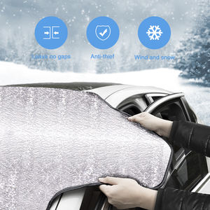 Housse de <span class=keywords><strong>pare</strong></span>-<span class=keywords><strong>brise</strong></span> d'hiver épaisse anti-givre, protection contre la neige, protection contre la neige et la glace pour <span class=keywords><strong>pare</strong></span>-<span class=keywords><strong>brise</strong></span> de voiture, 220x110CM, matériau EPE, universel - Product Image 4