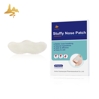 Ventes chaudes Nouvelle conception Patch nasal pour adultes en hydrogel blanc au menthol pour le sommeil, soulagement de la congestion nasale, composition naturelle, extrait à base de plantes