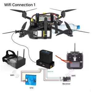 Axisflying 5km FPV drone sợi quang Reel với được xây dựng trong bầu trời và video chuyển đổi 0.27 mét đường kính cáp quang mặt đất trạm Kit - Product Image 2