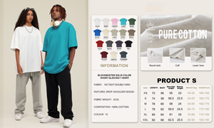 Camisetas Personalizadas de Alta Calidad para Hombre con Estampado |   Camisetas Unisex Lisas de 425g 100% Algodón |   Suave y agradable al tacto, ideal para uso diario - Product Image 5