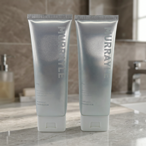 หลอดอลูมิเนียมพลาสติกสำหรับเครื่องสำอาง MURRAYLE พร้อมฝาปิดแบบ Oval พิมพ์โลโก้ด้วยเทคนิค Silkscreen บรรจุภัณฑ์ครีมกำจัดขนแบบเปล่า 120 กรัม - Product Image 6