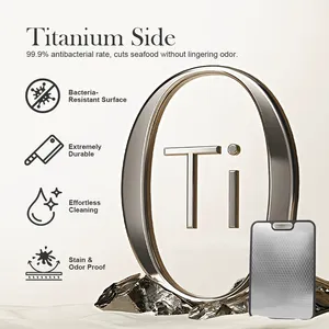 <span class=keywords><strong>Planche</strong></span> à découper GETWICK double face antibactérienne, écologique et compatible lave-vaisselle pour la cuisine - Product Image 3