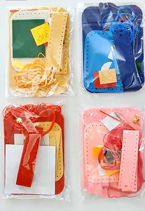 Bolso cruzado de bricolaje para niños, kit de material cosido a mano, regalo de tela no tejida para padres e hijos de jardín de infantes, monedero casero - Product Image 6