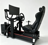 Máquina de movimiento para carreras multijugador en centros de experiencia de juego, plataforma de actuación de movimiento 4DOF 6DOF para proyectos de exhibición en centros comerciales interiores