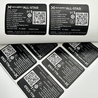 Etiqueta Adhesiva Personalizada con Código QR de Datos Variables, Número de Serie, Código de Barras, Impermeable, para Almacén, Punto de Venta, Mercancía, Producto