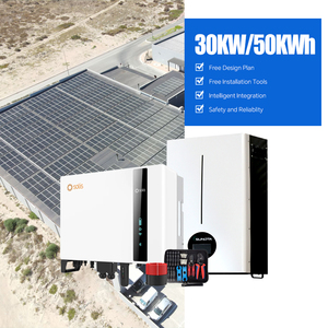 Système de stockage d'énergie solaire tout-en-un avec onduleur 30kw 40kw 50kw 60kw 80kw 100kw 200kw <span class=keywords><strong>pour</strong></span> centrale solaire industrielle - Product Image 1