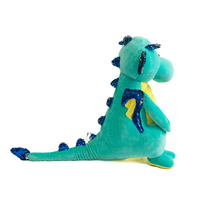 Sortie d'usine Dragon Volant En Peluche Jouet Dragon En Peluche Poupées Avec Ailes Conception Personnalisée Jouet Animal En Peluche