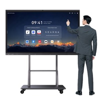 Pizarra Interactiva 4K Todo en Uno MZY de 55/65/75/86/98 Pulgadas con Pantalla Táctil LCD, Sistema Operativo Android, 1 Año de Garantía para Interiores