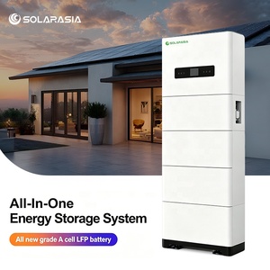 Système de stockage d'énergie solaire hybride tout-en-un 20 kWh, batterie lithium haute tension rechargeable et empilable pour la maison - Product Image 3