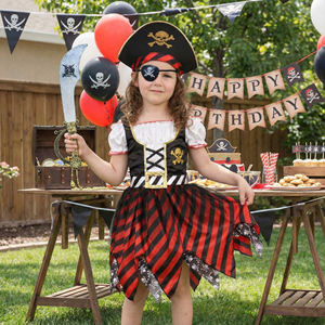 Vente en gros <span class=keywords><strong>de</strong></span> costumes <span class=keywords><strong>de</strong></span> cosplay pour filles pirates pour les fêtes <span class=keywords><strong>d</strong></span>'anniversaire, <span class=keywords><strong>d</strong></span>'Halloween et <span class=keywords><strong>de</strong></span> Noël, ensemble <span class=keywords><strong>de</strong></span> vêtements avec chapeau - Product Image 2
