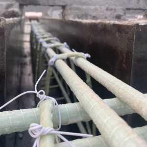 Barra de refuerzo ligera resistente a la corrosión, de fibra de vidrio, de polímero de poliéster, de plástico reforzado con fibra de vidrio - Product Image 5