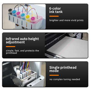 Stampante DTG Inkjet Auplex Nuova 2026 XP600 con Funzione Automatica, Portatile All-in-One per <span class=keywords><strong>Stampa</strong></span> Personalizzata di <span class=keywords><strong>Abbigliamento</strong></span> e T-Shirt, 1 Anno di Garanzia - Product Image 5