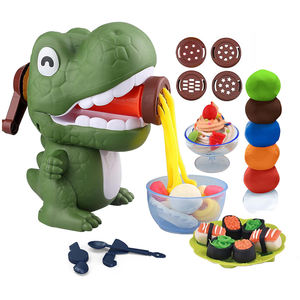 Juego de Herramientas para Hacer Fideos de Cocina con Forma de Dinosaurio Unisex con Moldes y Accesorios, Kit Creativo de Arcilla para Modelar de Colores para Niños - Product Image 1