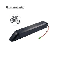 Boîtier de batterie lithium pour vélo électrique DP-2170-4C 52/40 cellules 18650/21700, 36V 48V, boîte de batterie pour vélo électrique