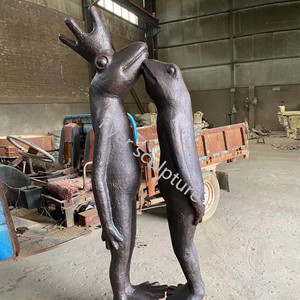 Tanzende Frösche Bronze-Skulptur Statue Riesige Maßgefertigte Große Outdoor-Garten-Tier-Dekoration für Öffentliche Plätze - Product Image 6