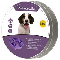 Collier apaisant pour chiens, réglable, en plastique souple, collier anti-anxiété pour animaux de compagnie, imperméable, réduit l'anxiété, protection de 60 jours