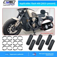 Pour Benda Chinchilla 350/450 Napoleon 450 Black Flag Gray Stone 250 CVT, couvercle d'isolation thermique anti-brûlure en plastique pour tuyau d'échappement