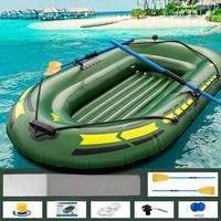 Vente en gros de bateaux gonflables verts pour adultes, bateaux pneumatiques portables pour l'aventure