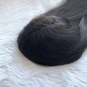 EMEDA lunga lunghezza donna <span class=keywords><strong>uomo</strong></span> parrucca ottoct pizzo con PU intorno Topper - Product Image 2