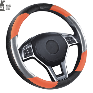 Couverture automatique en cuir de <span class=keywords><strong>volant</strong></span> de voiture de cuir de PVC PU personnalisée pour la personnalisation de volants de 36 "38" <span class=keywords><strong>40</strong></span> "acceptable - Product Image 2