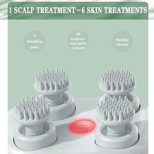 Mini masseur de tête électrique intelligent, masseur de cuir chevelu à pétrir étanche pour la relaxation et la physiothérapie, usage domestique - Product Image 3