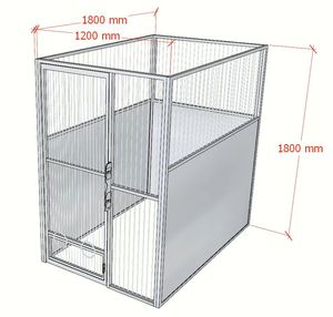 Hoogwaardige Milieuvriendelijke Roestvrijstalen Huisdierverzorgingskooi Voor Honden In Dierenklinieken Hondenkennel Buiten Met Aangepaste Grootte - Product Image 5