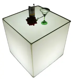 ไฟ Led Cube โซฟาเรืองแสงสว่างพรรคนำเฟอร์นิเจอร์