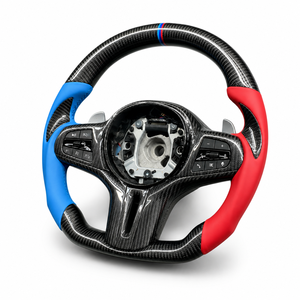 Volante de Fibra de Carbono Resistente a los Arañazos, Entrega Rápida, Compatible con <span class=keywords><strong>BMW</strong></span> F16 F20 F21 F46 E80 F30 F35 E83 E84 E60 E87 - Product Image 4
