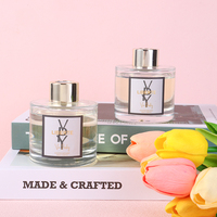 Diffuseur d'ambiance floral Via Pinky 100ml, parfum lavande et fleur d'oranger, avec bâtonnets parfumés