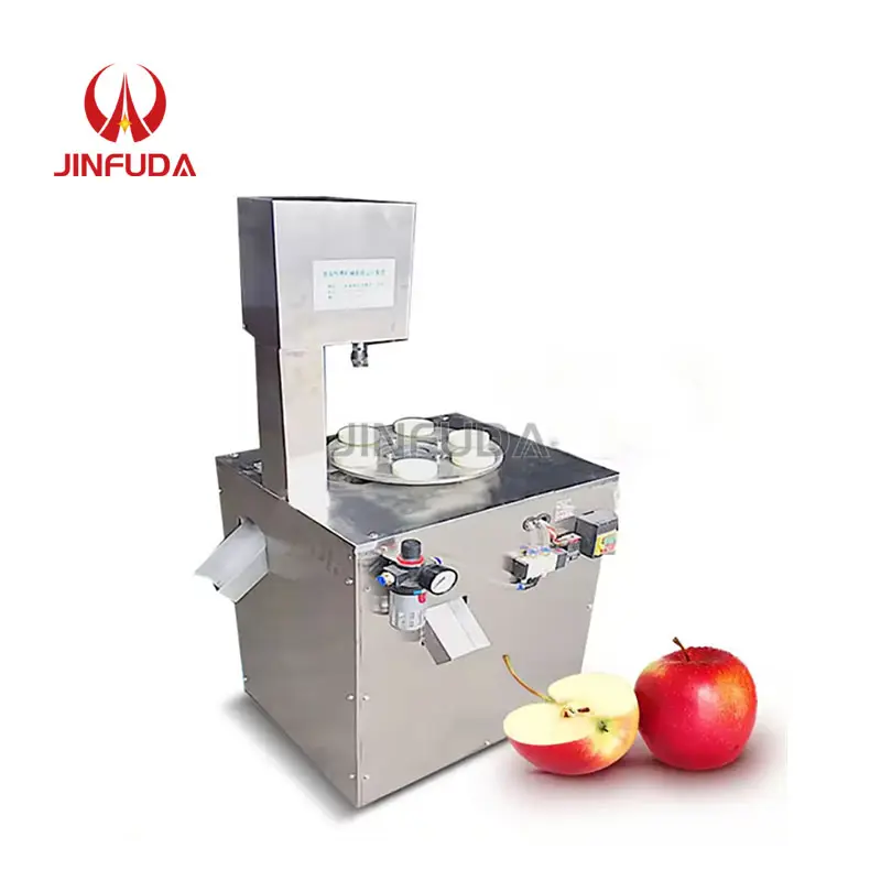 Electric apple core remove decoring slicer machine crabapple pear seed separator pitting machine